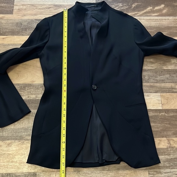 Yohji Yamamoto ( famous designer) black Blazer 100% silk Sz M - Picture 8 of 10